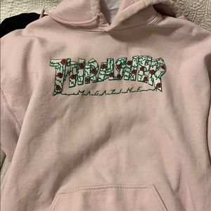 pink thrasher hoodie